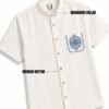 indigo floral linen cotton shirt by unik indigo floral linen cotton shirt by unik