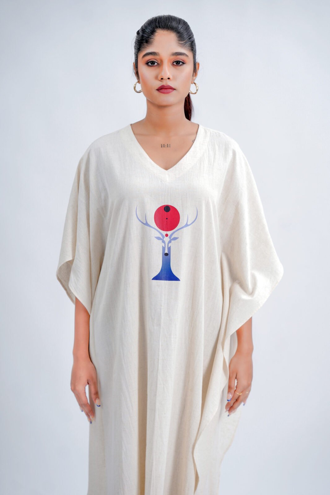 LINEN COTTON KAFTAN