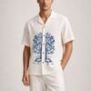 INDIGO TREE LINEN COTTON
