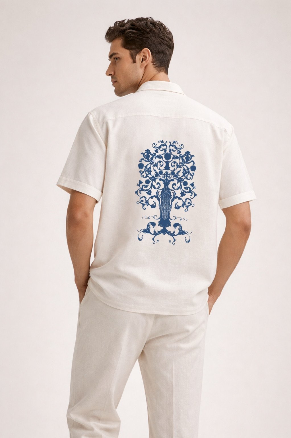 INDIGO TREE LINEN COTTON INDIGO TREE LINEN COTTON