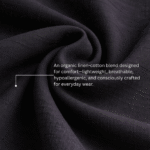 black linnen cotton material