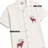 RED DEER LINEN COTTON SHIRT BY UNIK