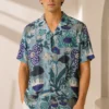 FLORAL MUSLIN SILK SHIRT