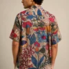 MUSLIN SILK FLORAL SHIRT MUSLIN SILK FLORAL SHIRT