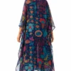 MUSLIN SILK FLORAL KAFTAN MUSLIN SILK FLORAL KAFTAN