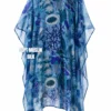 MUSLIN SILK FLORAL KAFTAN MUSLIN SILK FLORAL KAFTAN