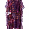 FLORAL MUSLIN SILK KAFTAN FLORAL MUSLIN SILK KAFTAN